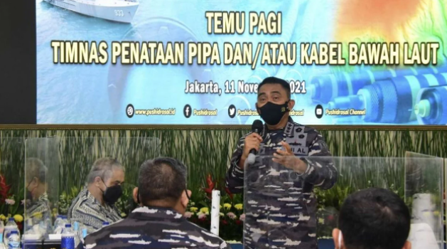 Cegah Kecelakaan, TNI AL Luncurkan Peta Pipa dan Kabel Bawah Laut Indonesia